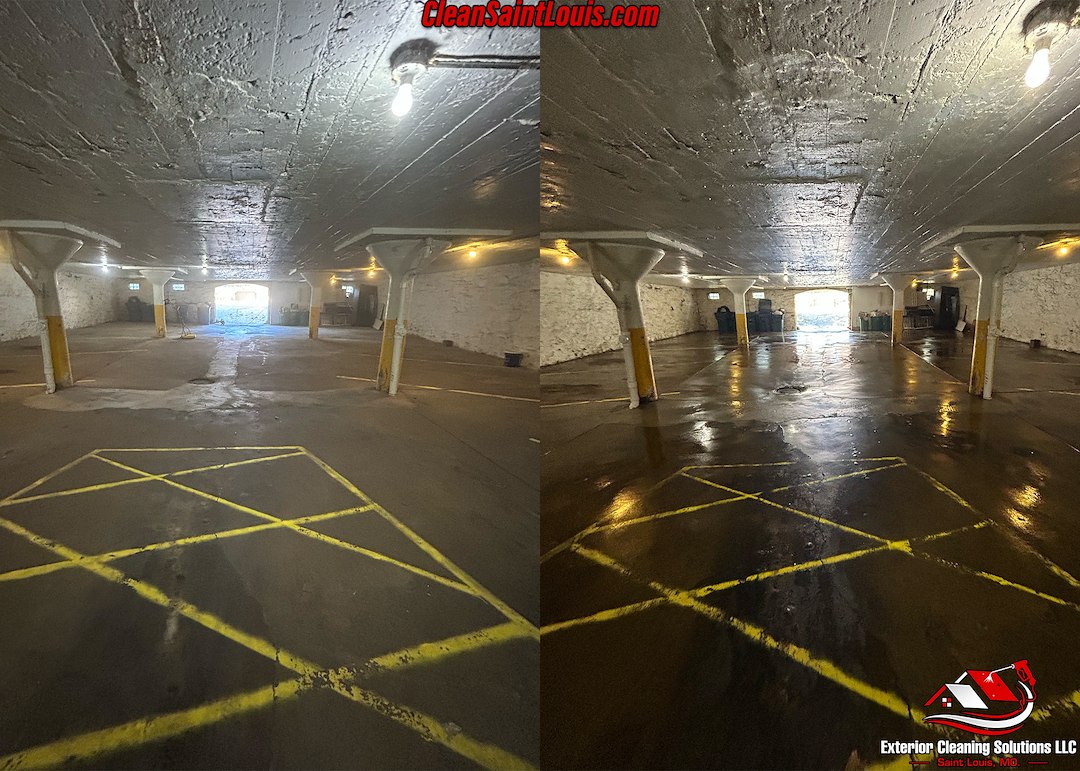 Parking Garage Power Washing in Clayton, MO